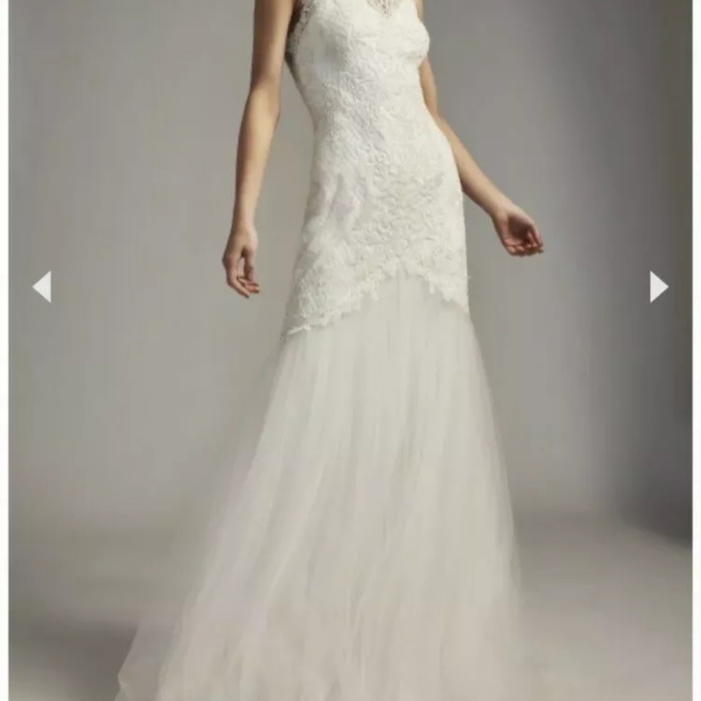 Tadashi Shoji “Janey” Ivory Wedding Gown. New!
